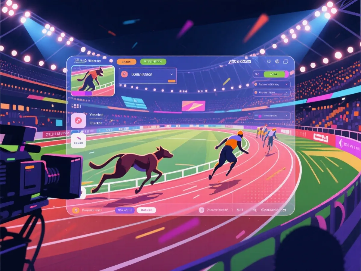 动物赛事直播视觉展示