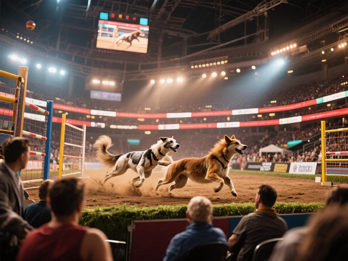 动物运动会直播精彩场景
